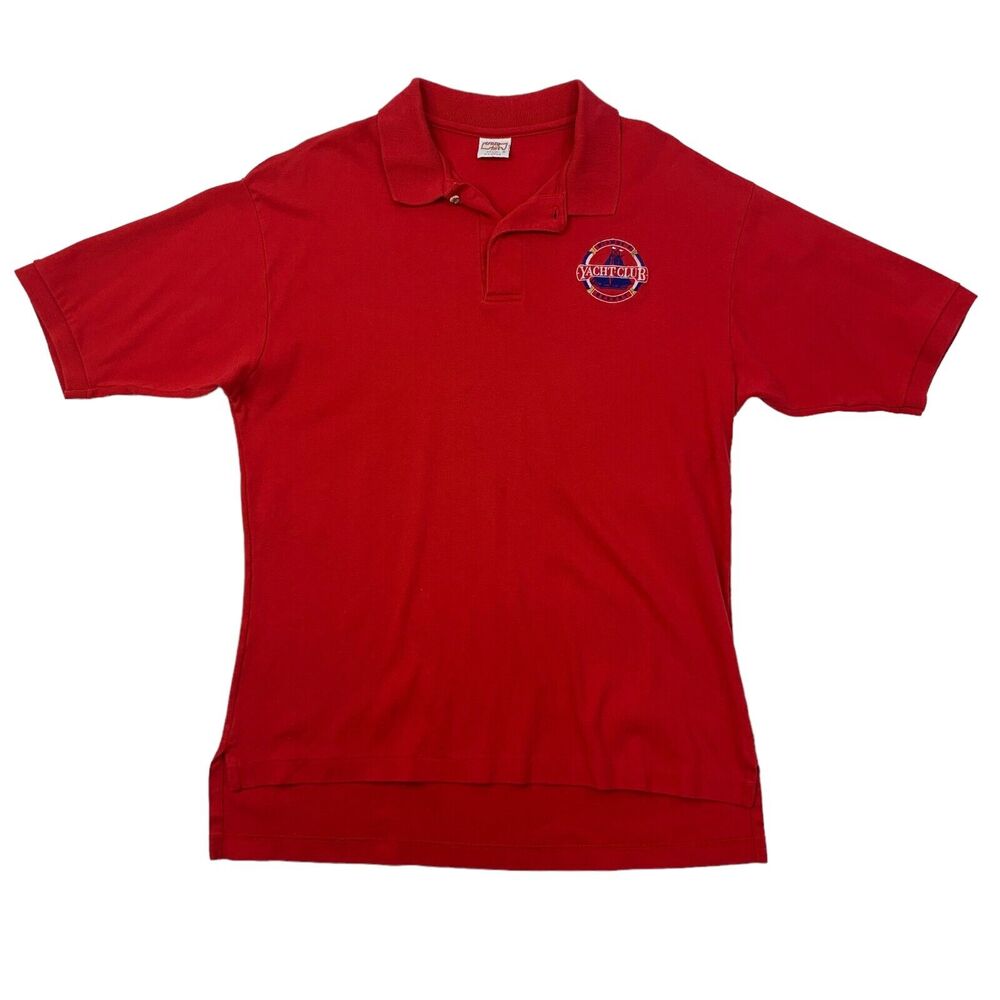 Vintage Disney Resorts Yacht Club Polo Shirt Womens XL Extra Large Crazy Shirts